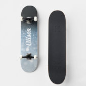 Skateboard Parties scintillant bleue (Recto)