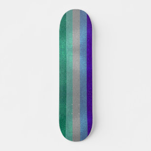 Skateboard Parties scintillant Drapeau Hommes Gay Pride Éclat