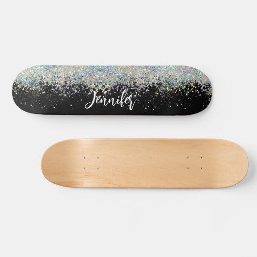 Skateboard Parties scintillant holographique moderne et desig (Horz)