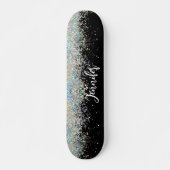 Skateboard Parties scintillant holographique moderne et desig (Devant)