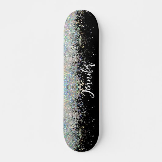 Skateboard Parties scintillant holographique moderne et desig (Devant)
