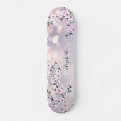 Skateboard Parties scintillant Mauve en fleurs de cerisier ro (Recto)