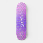 Skateboard Parties scintillant mignonne violet rose chic (Recto)