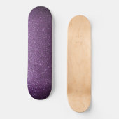 Skateboard Parties scintillant moderne Ombre violet noir Simp (Recto)