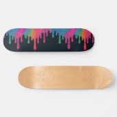 Skateboard Parties scintillant psychédélique Neon Paint Drift (Horz)
