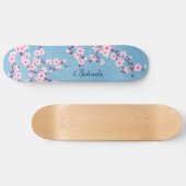 Skateboard Parties scintillant rose cerisier en fleurs Monogr (Horz)