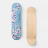 Skateboard Parties scintillant rose cerisier en fleurs Monogr (Recto)
