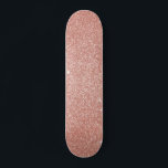 Skateboard Parties scintillant rose rose or-Blush et étincell<br><div class="desc">Blush Pink - Rose Gold Faux Parties scintillant et Sparkle fait le cadeau parfait pour son anniversaire ou occasion spéciale.</div>