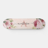 Skateboard Parties scintillant rose Rose or fleuri (Horz)