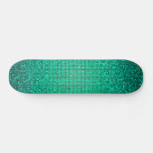 Skateboard Parties scintillant turquoise Sequin Disco Glitz C (Horz)
