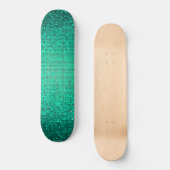 Skateboard Parties scintillant turquoise Sequin Disco Glitz C (Recto)