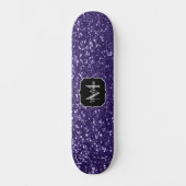 Skateboard Parties scintillant violet foncé ultra violet scin (Recto)