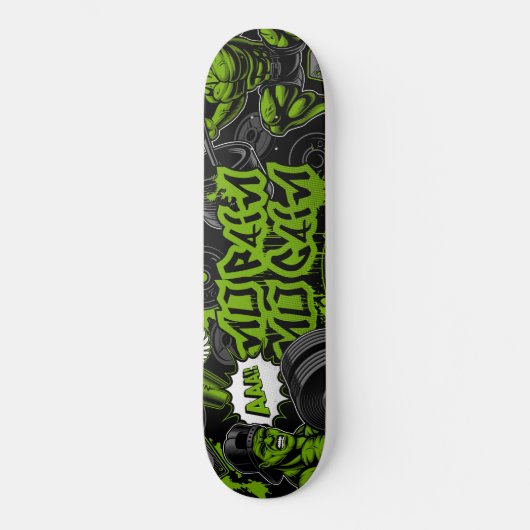 Skateboard Pas de douleur ni gain (Recto)
