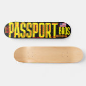 Skateboard PASSEPORT BROSZ. 7 3/4" Planche (Horz)