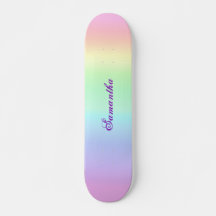 Pastel Arc-en-ciel Aesthétique Nom pourpre