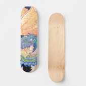 Skateboard Pastel Blue Rose Dragon (Recto)