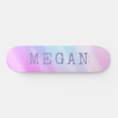 Skateboard Pastel Custom Board Option to add Trucks & Wheels (Horz)