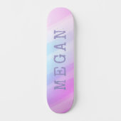 Skateboard Pastel Custom Board Option to add Trucks & Wheels (Recto)