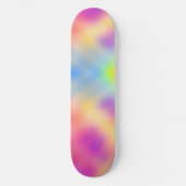 Skateboard Pastel Iridescente Coloré Design dégradé (Recto)