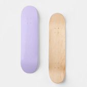 Skateboard Pastel Lilac couleur solide | Classique | Élégant (Recto)