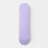 Skateboard Pastel Lilac couleur solide | Classique | Élégant (Devant)