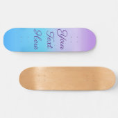 Skateboard Pastel Ombre Lavender Blue (Horz)