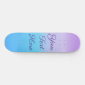 Skateboard Pastel Ombre Lavender Blue (Horz)