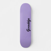 Skateboard Pastel Purple Nom de la calligraphie | Classique t (Devant)