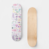 Skateboard Pastel Purple Witch Designer Planche (Recto)