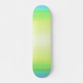 Skateboard Pastel Rainbow coloré Abstrait dégradé Ombre (Devant)