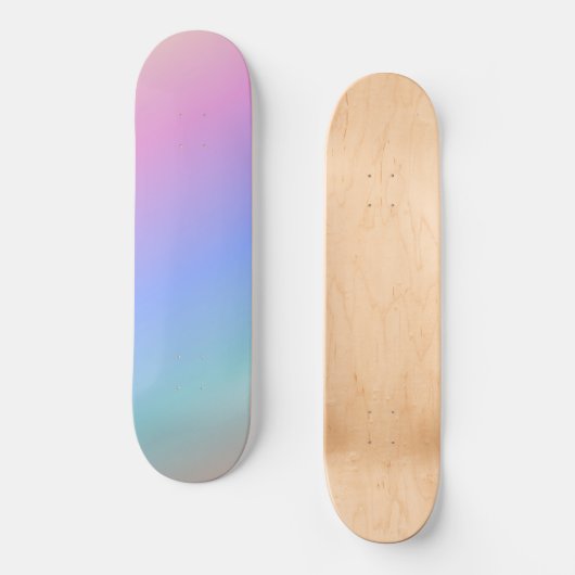 Skateboard Pastel Rainbow Gradient (Recto)