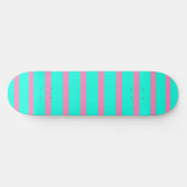 Skateboard Pastel Turquoise Bleu Vert Et Rose (Horz)