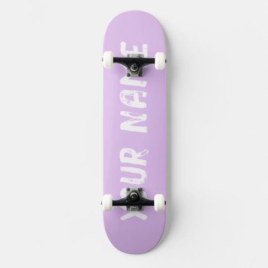 Skateboard Pastel Violet Esthétique (Recto)