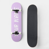 Skateboard Pastel Violet Esthétique (Recto)