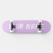 Skateboard Pastel Violet Esthétique (Horz)