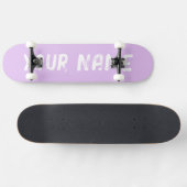 Skateboard Pastel Violet Esthétique (Horz)