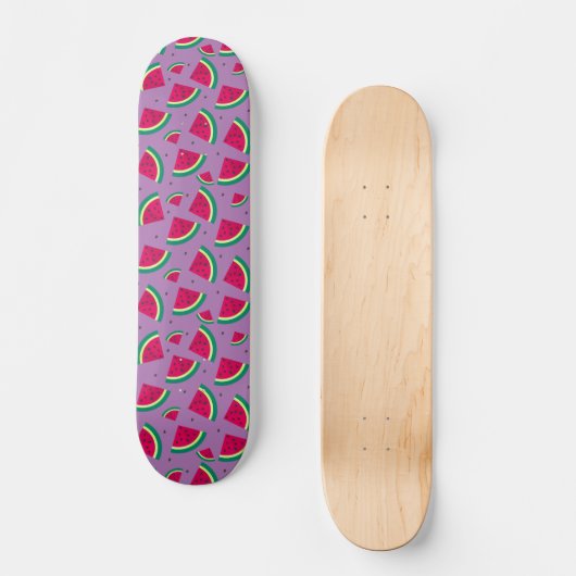 Skateboard Pastèque pourpre (Recto)