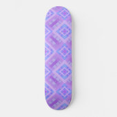 Skateboard Patchwork de contrôle de diamant - Lilac Blue 1 (Recto)