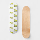 Skateboard Pâtes de chat humour chats mignons (Recto)