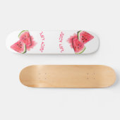 Skateboard Pâtes de pastèque rousses doux et juteuses - Fraîc (Horz)