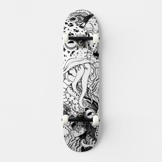 Skateboard Patin de Cthulhu (Recto)
