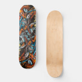 Skateboard Patin de graffiti (Recto)