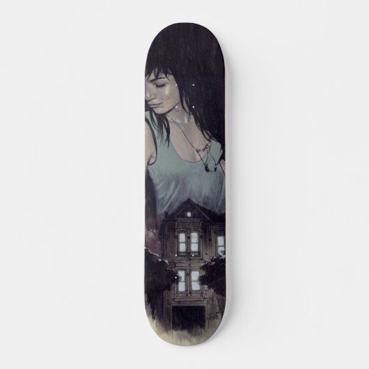 Skateboard Patin de la vie de nuit (Devant)