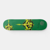 Skateboard Patin de "pastenague" de Regs (Horz)