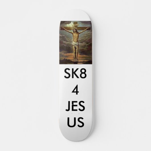 Skateboard patin pour Jésus (Devant)