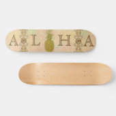 Skateboard Patinage à ananas (Horz)