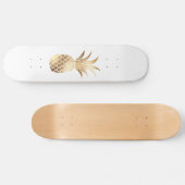 Skateboard Patinage à ananas Gold de Faux (Horz)