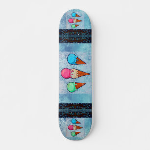 Skateboard Patinage à cônes de crème glacée