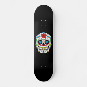 Skateboard Patinage à crâne sucre