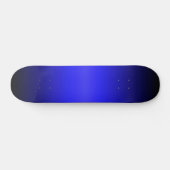 Skateboard Patinage à dégradé bleu à noir (Horz)